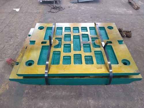 Jaw crusher fixed jaw casting process