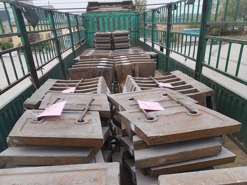 110Г13Л high manganese steel ball mill liner are ready for shipping